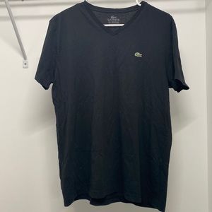 Lacoste black men’s v neck size 5 large